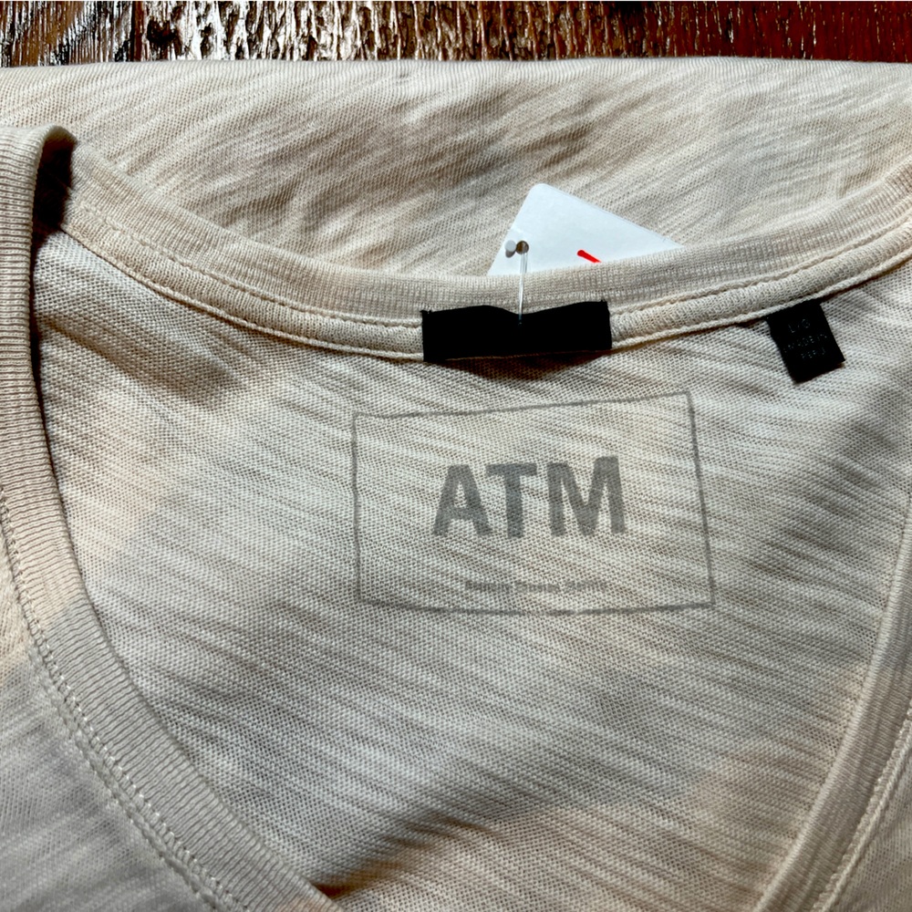 Short sleeve V-neck ATM t-shirt